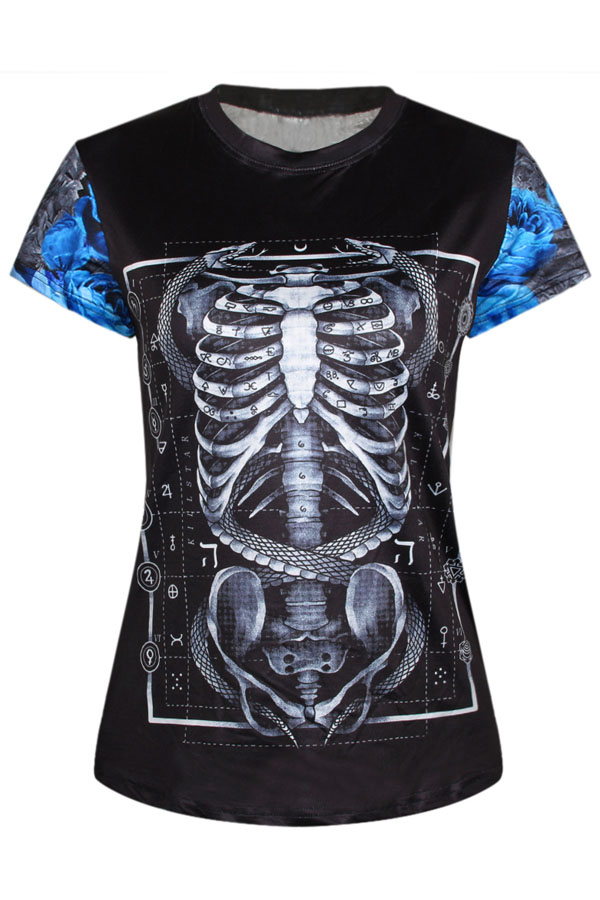 Женская футболка Skeleton