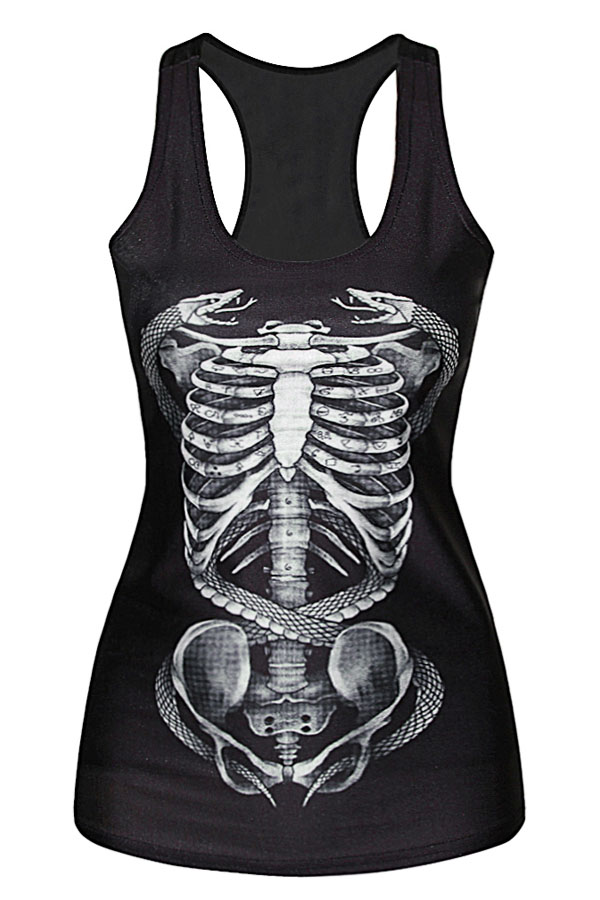 Женская футболка Skeleton