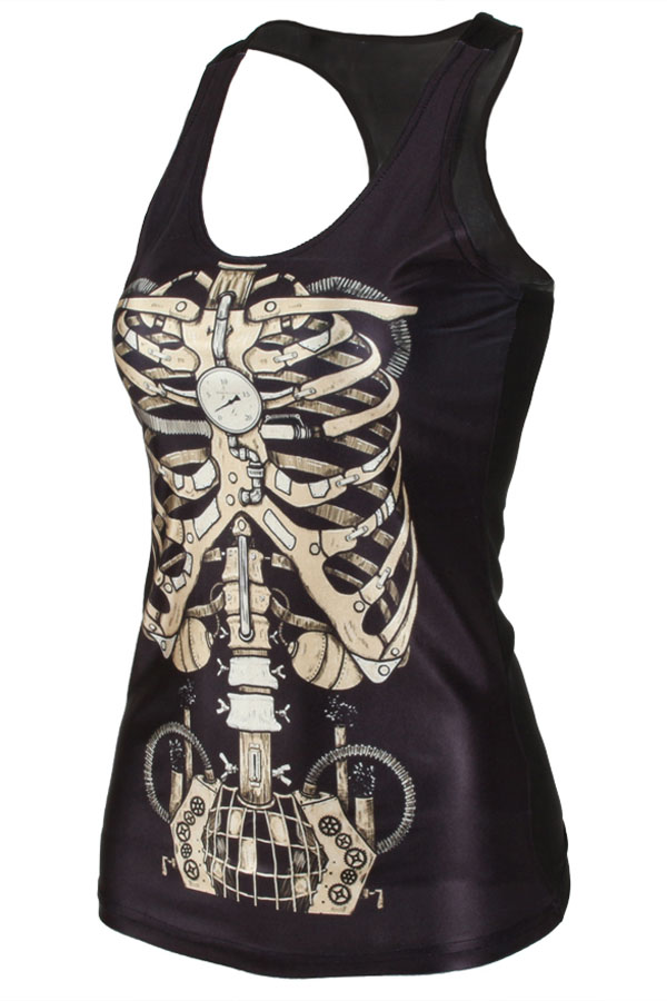 Женская футболка Skeleton