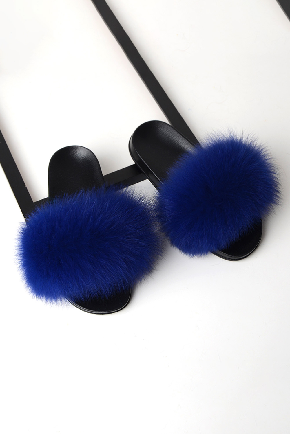 Blue Fluffy Slippers .133895