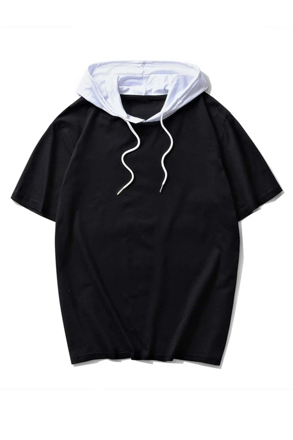 Hooded short sleeve t shirt discount