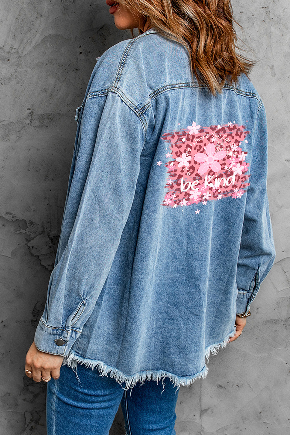 Cherry blossom jean jacket 2025