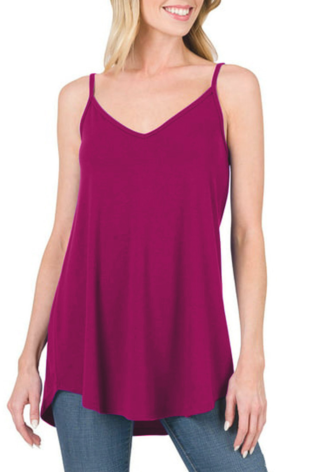 Pink clearance spaghetti top
