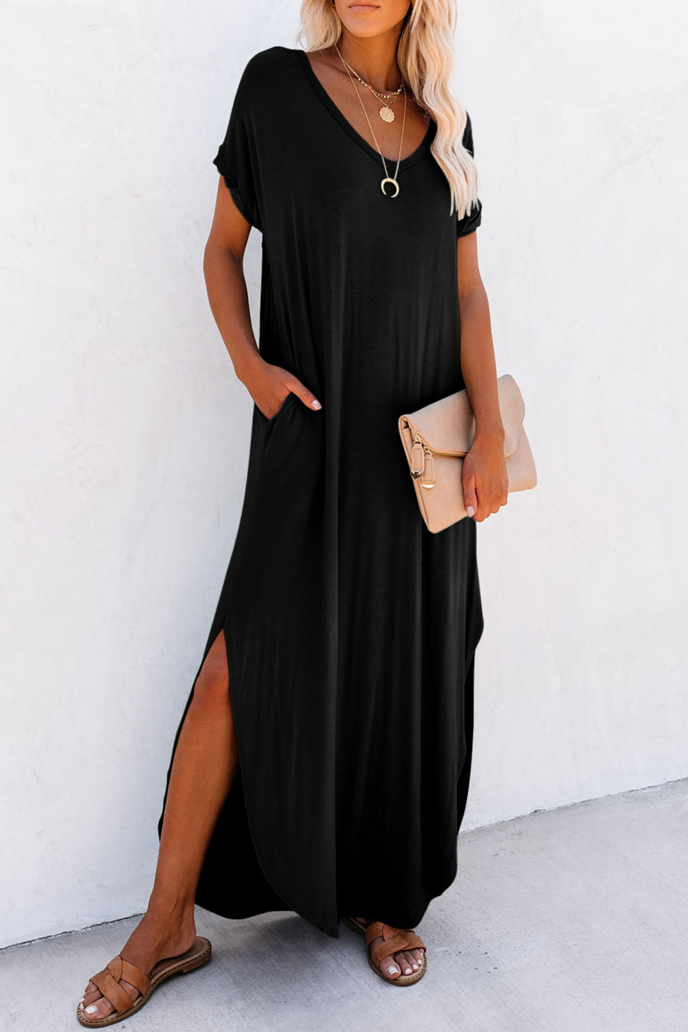 Tee dress maxi top