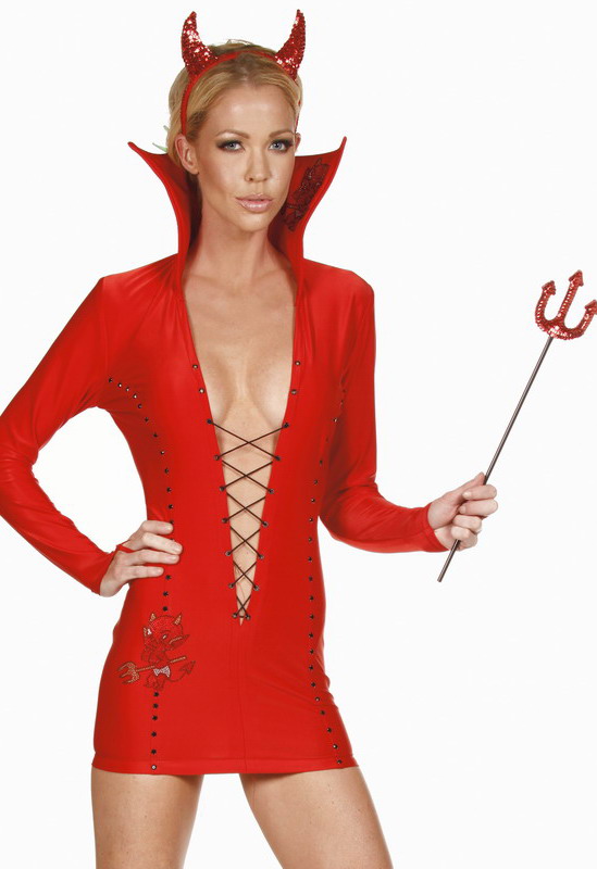 Sultry Satan Costume Set. 