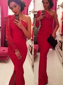 Красные вечерние платья