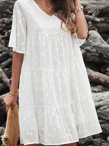 Белое винтажное платье арт.162887